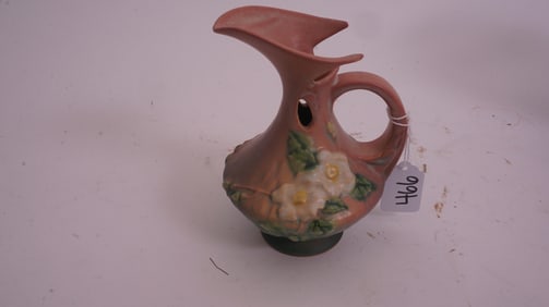 Roseville – White Rose 981-6 Ewer