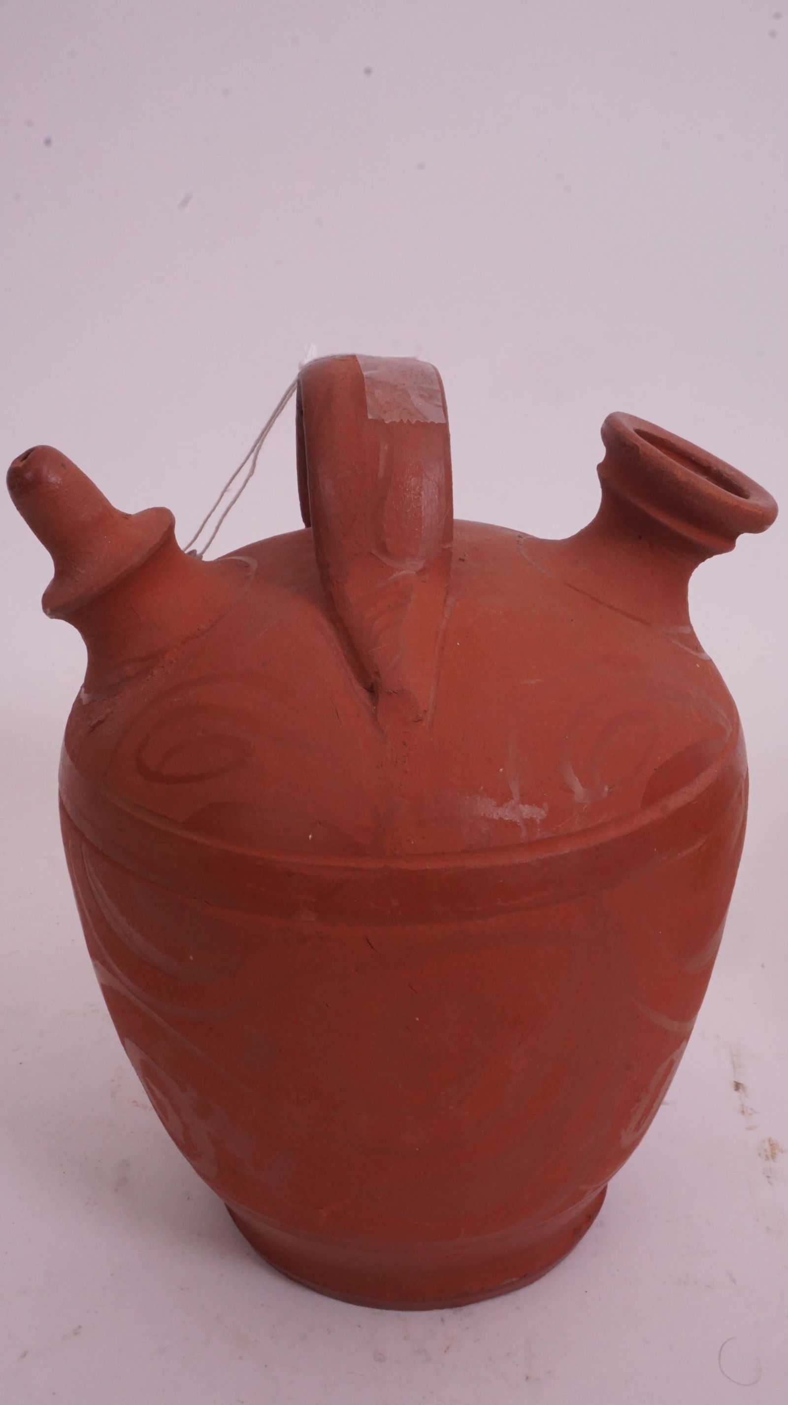 Terracotta Water Jug: Terracotta Spanish or French water jug.