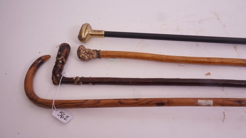 Four Antique Canes