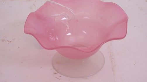 Signed Art Glass Dish