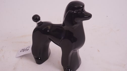 Baccarat Black Crystal Poodle