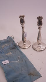 Cartier Sterling Candleholders