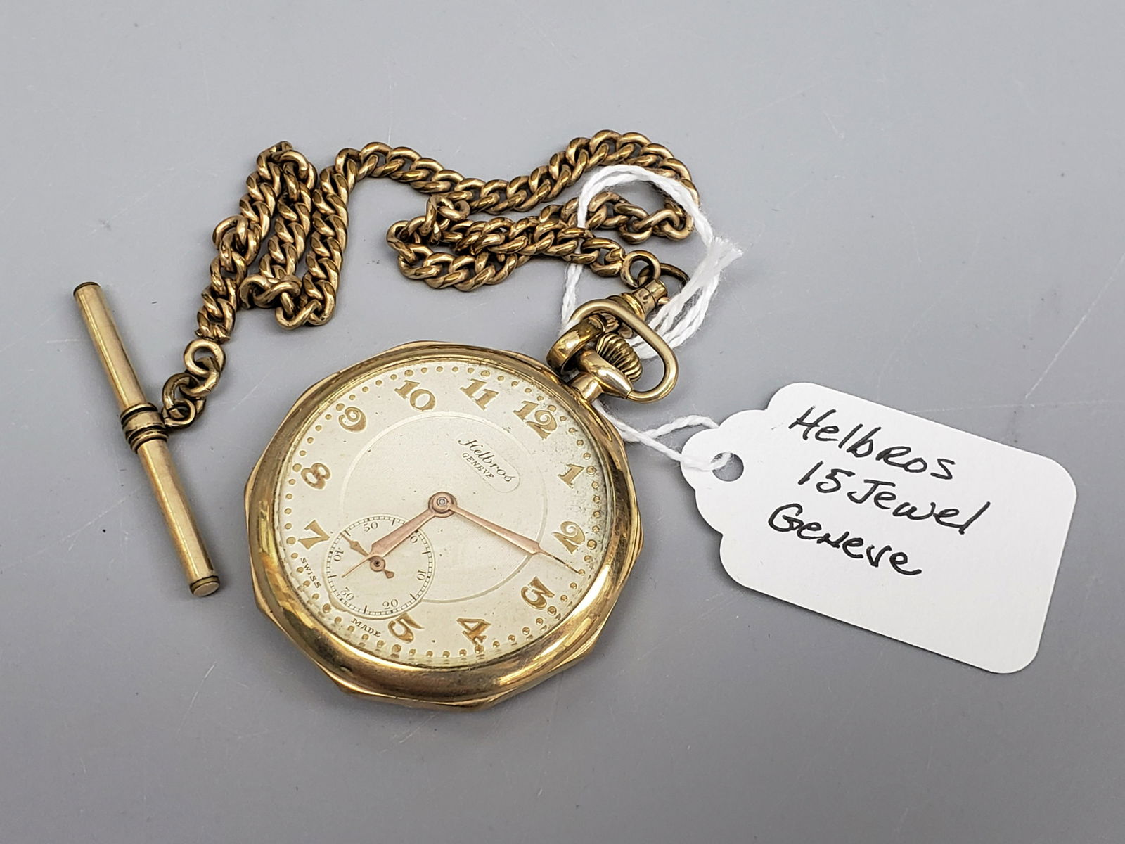 Helbros pocket watch hot sale