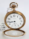 Waltham 14k yellow gold vintage pocket watch