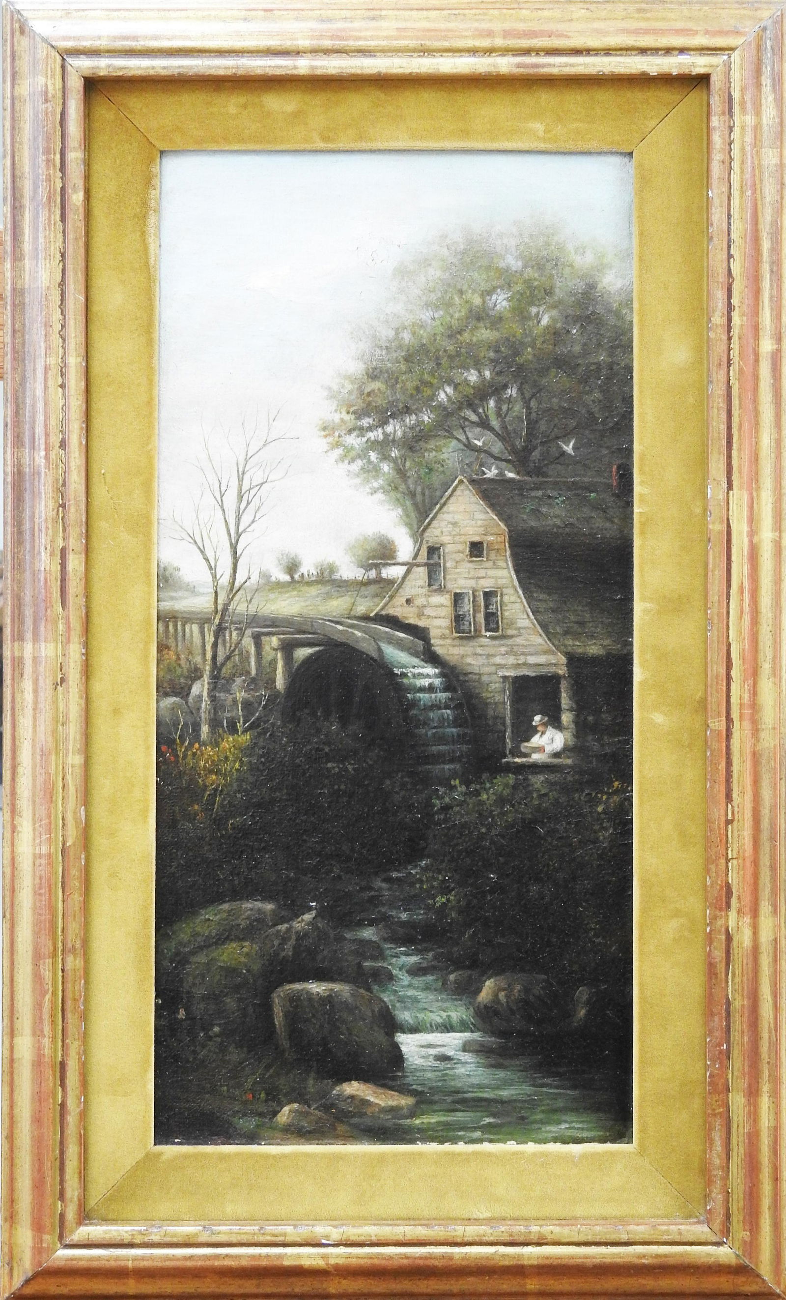 Giovanni Domenico FERRETTI (Attrib.) (1692-1766/69): OIL ON CANVAS 16.25" X 8"