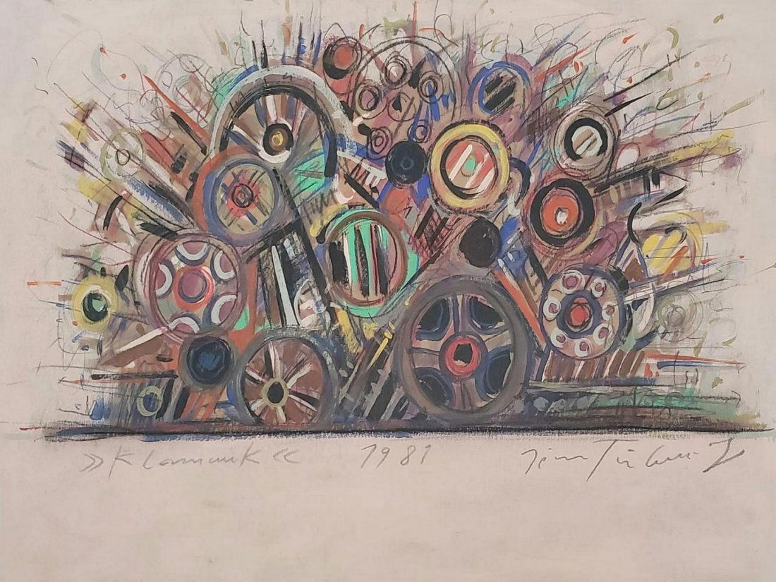 Jean  Tinguely 1981 Attrib (1 of 2)