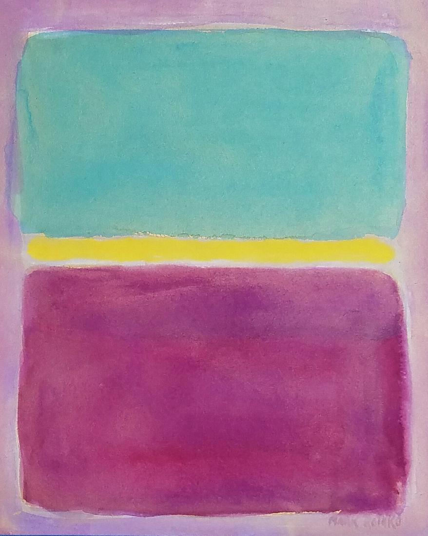 Mark ROTHKO (ATTRIB.) (1903-1970) MIXED MEDIA ON PAPER (1 of 1)