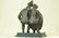 SALVADOR DALI MODERN ABSTRACT COUPLE BRONZE SCULPTURE - 2