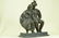 SALVADOR DALI MODERN ABSTRACT COUPLE BRONZE SCULPTURE - 3