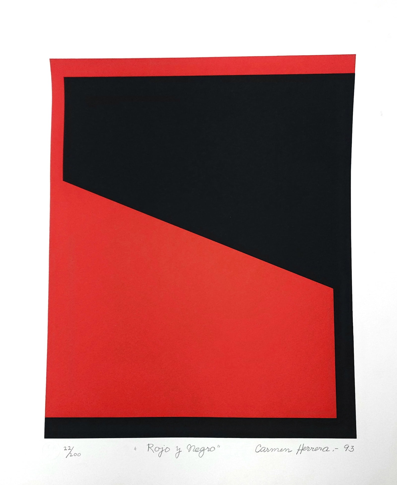Carmen Herrera (Born 1915) Cuban (1 of 1)