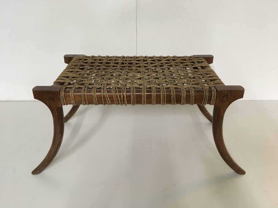 Robsjohn Gibbings style Klismos stool: Robsjohn Gibbings style Klismos stool