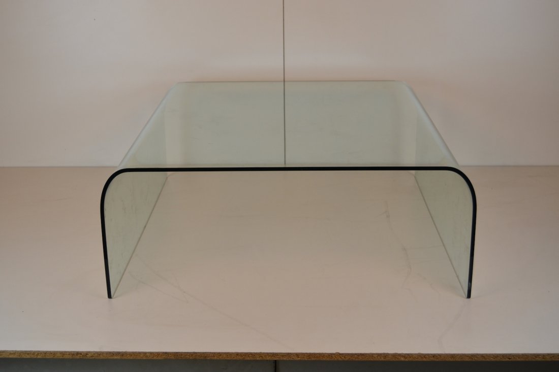 Cini Boeri for Fiam "Ghost" table: Cini Boeri for Fiam "Ghost" table