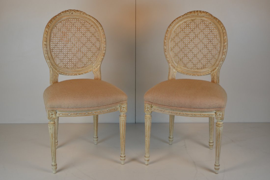 Pair of Maison Jansen occasional chairs: Pair of Maison Jansen occasional chairs