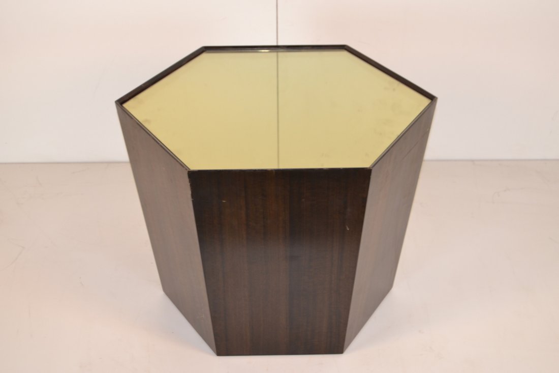 Fontana Arte style mirror top table - Large: Fontana Arte style mirror top table - Large