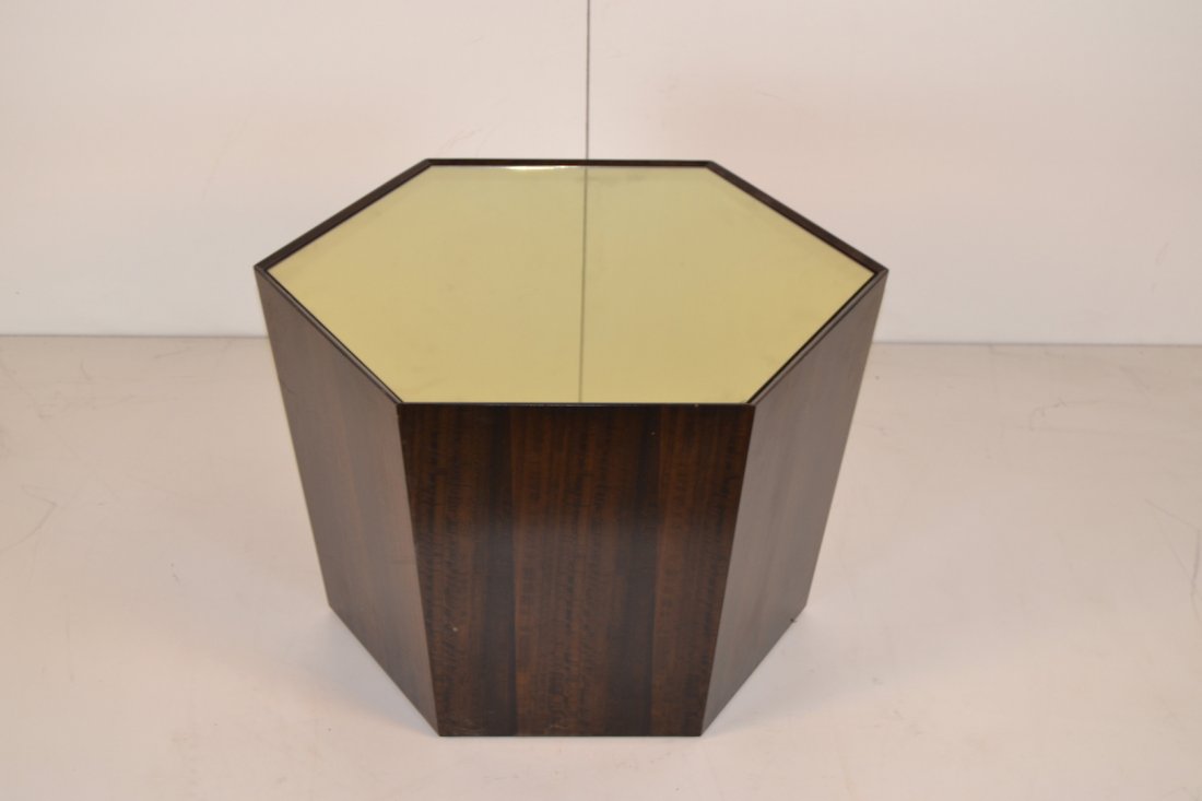 Fontana Arte style mirror top table - Small: Fontana Arte style mirror top table - Small