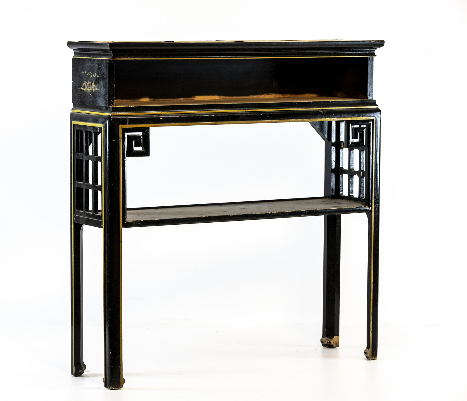 Baker Chinese style small console table (1 of 6)