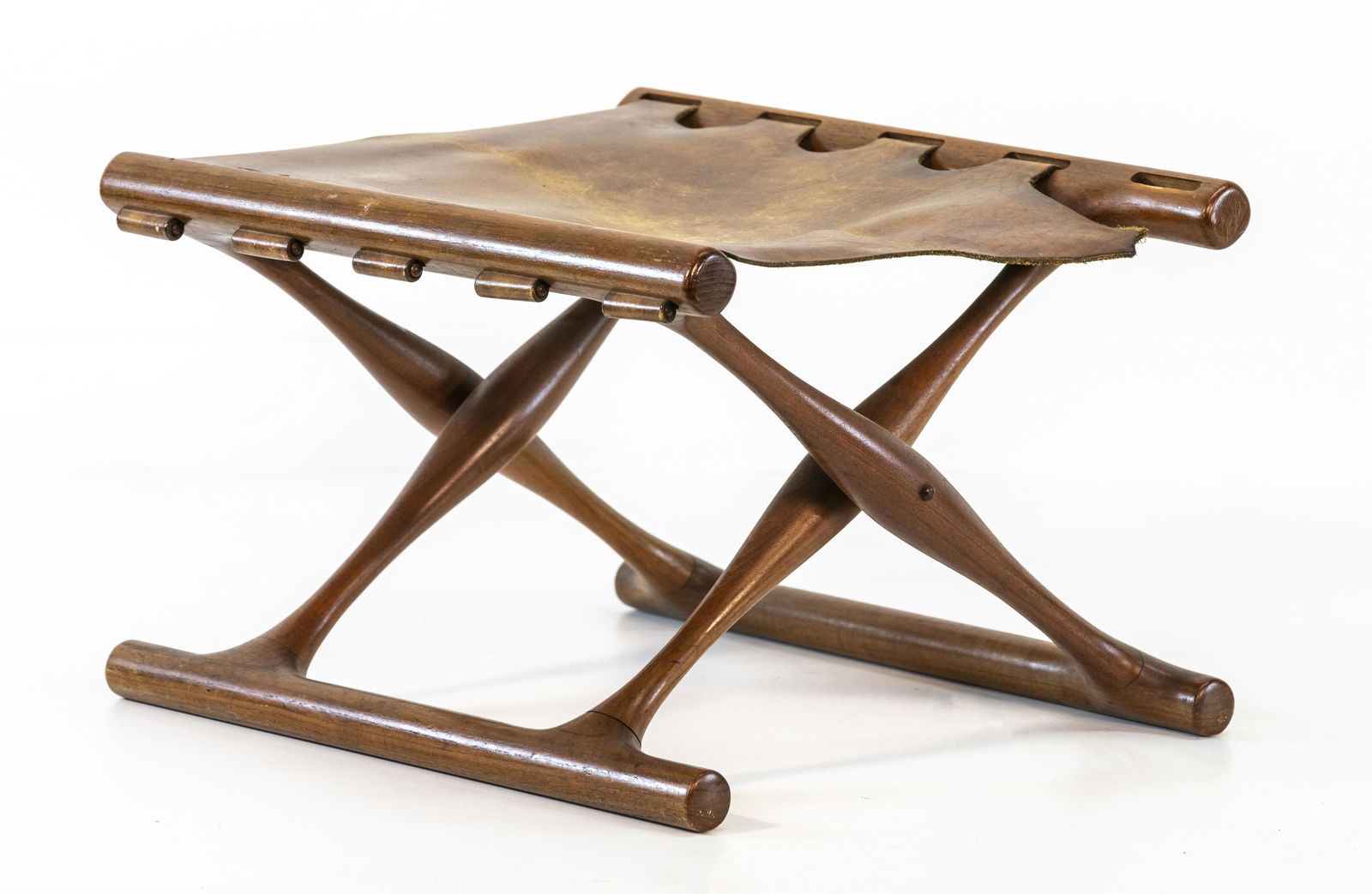 Poul Hundevad 'Guldhoj' folding stool (1 of 1)