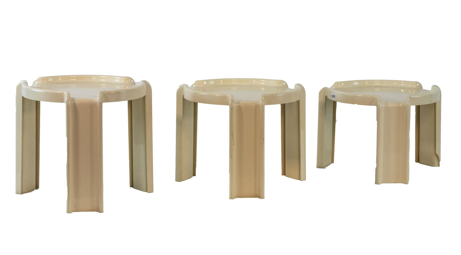 Giotto Stoppino stacking stools/tables, Kartell (1 of 1)
