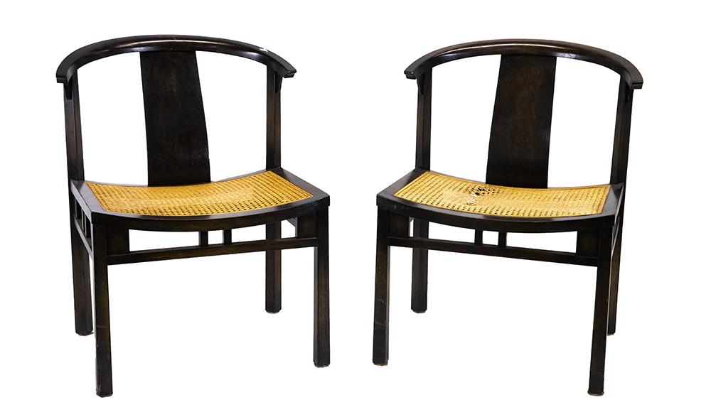 Michael Taylor for Baker Lounge Chairs: From the Far East collection.