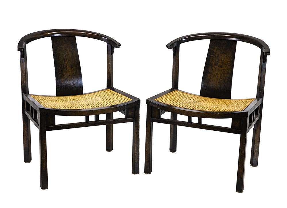 Michael Taylor for Baker Lounge Chairs: From the Far East collection.