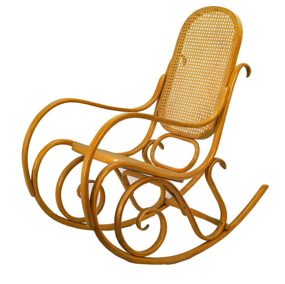 Thonet Classic Bentwood Rocker: Thonet Classic Bentwood Rocker 41"H x 20"W x 42"D