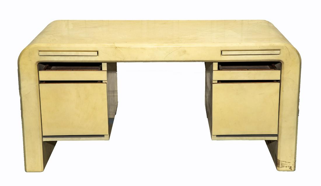 Karl Springer Goatskin Desk (1 of 1)