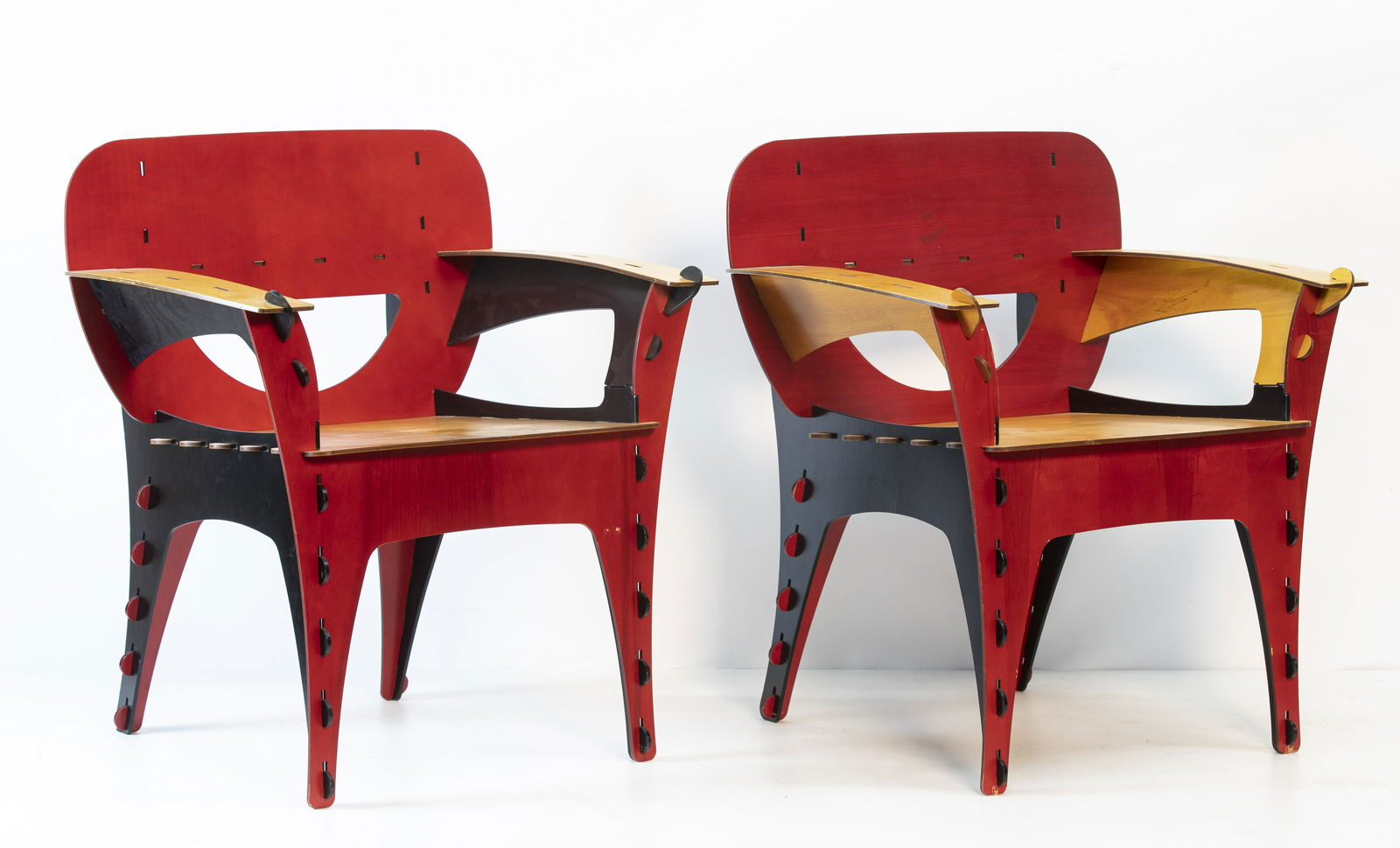David Kawecki Puzzle chairs, pair, by 3D Interiors (1 of 1)