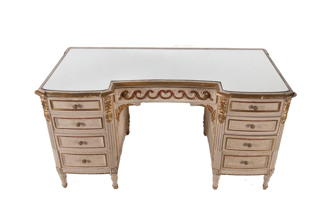 Maison Jansen Mirrored Top Desk (1 of 2)