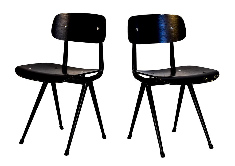 Friso Kramer Style Black Chairs (1 of 1)
