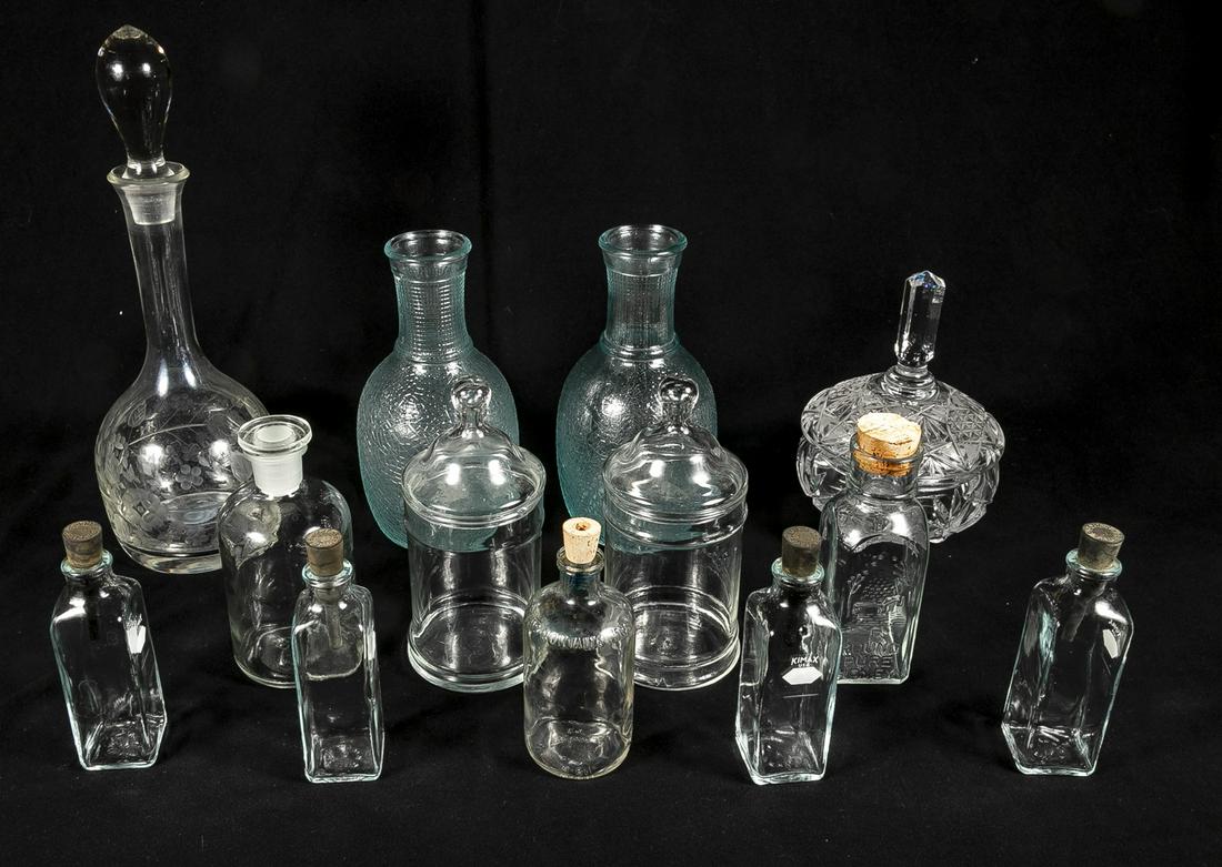 Glass Containers with Stoppers (1 of 1)