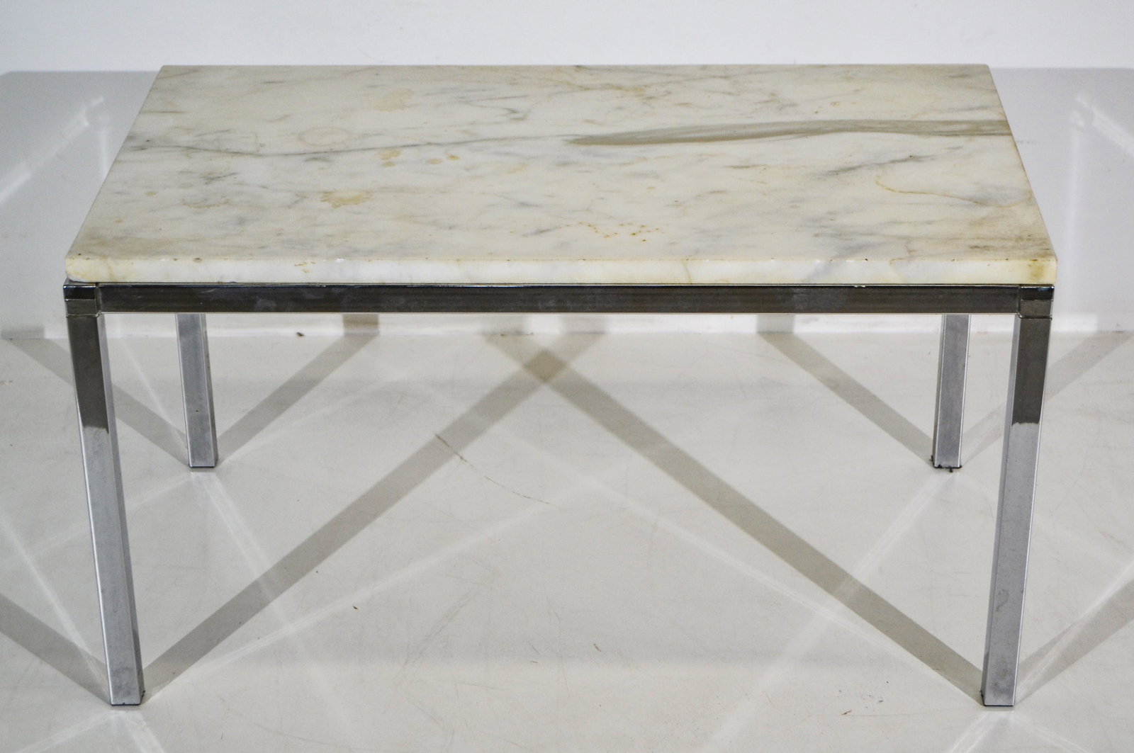 Marble Top Knoll Style Table (1 of 1)