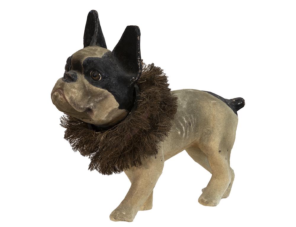 Vintage French Bulldog "Barker" Pull Toy (1 of 1)