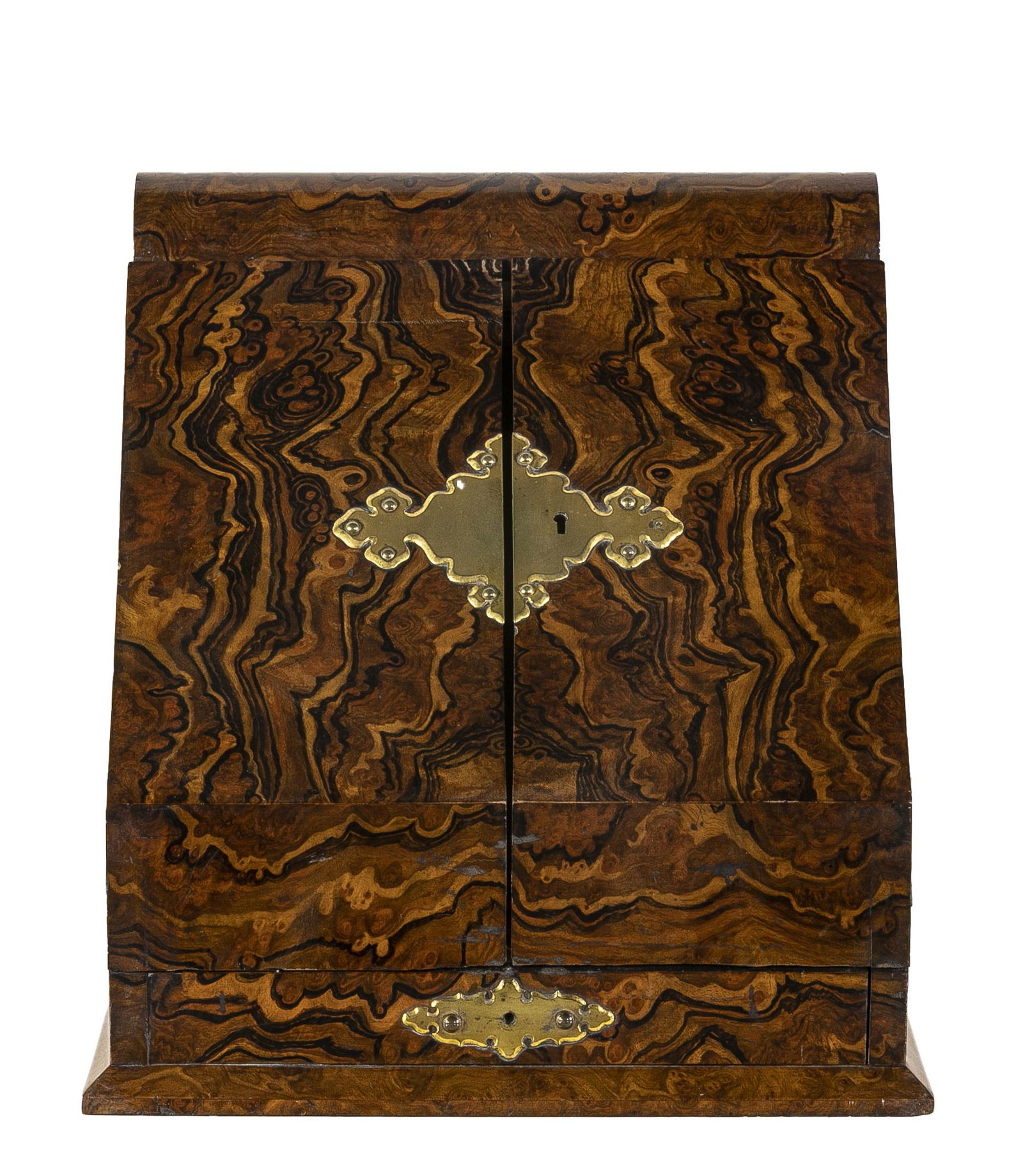 Tiffany & Co. Burled Wood Desk Organizer (1 of 7)