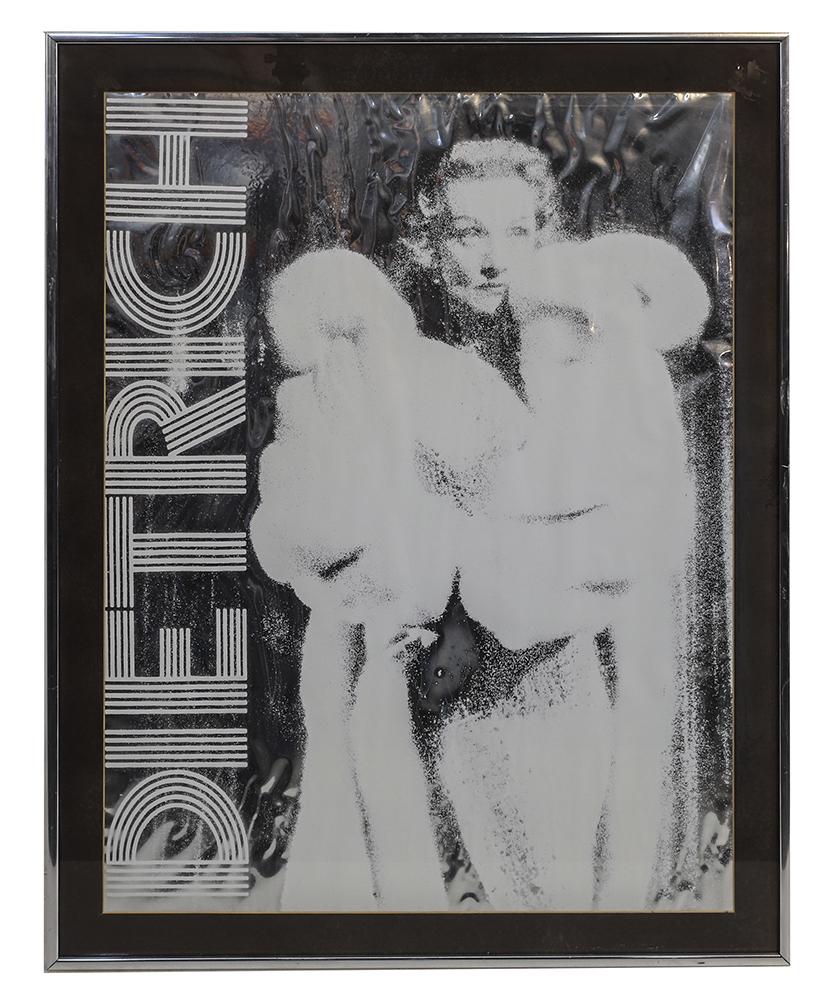 Marlene Dietrich Metallic Artwork (1 of 1)