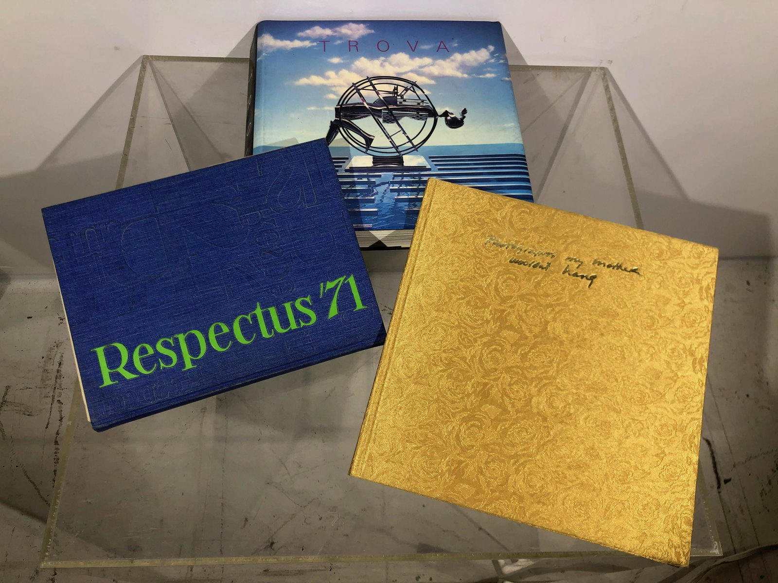 3 Art Books: Trova, Respectus '71, Robert Fischer: 3 Art Books: Trova, Respectus '71, and Photographs my Mother Wouldn't Hang by Robert Fischer