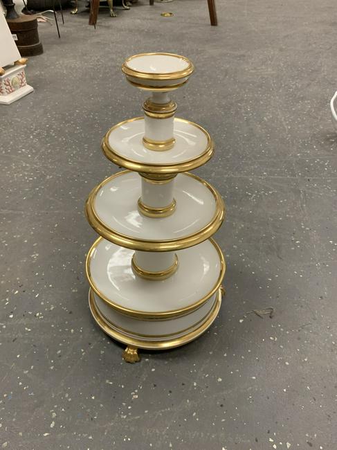 19th Century Epergne: 19th Century Epergne. 9"dia x 16.5"h