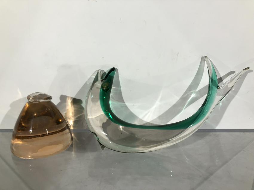Two Murano Glass Objects: Fish and Sculpture (1 of 1)