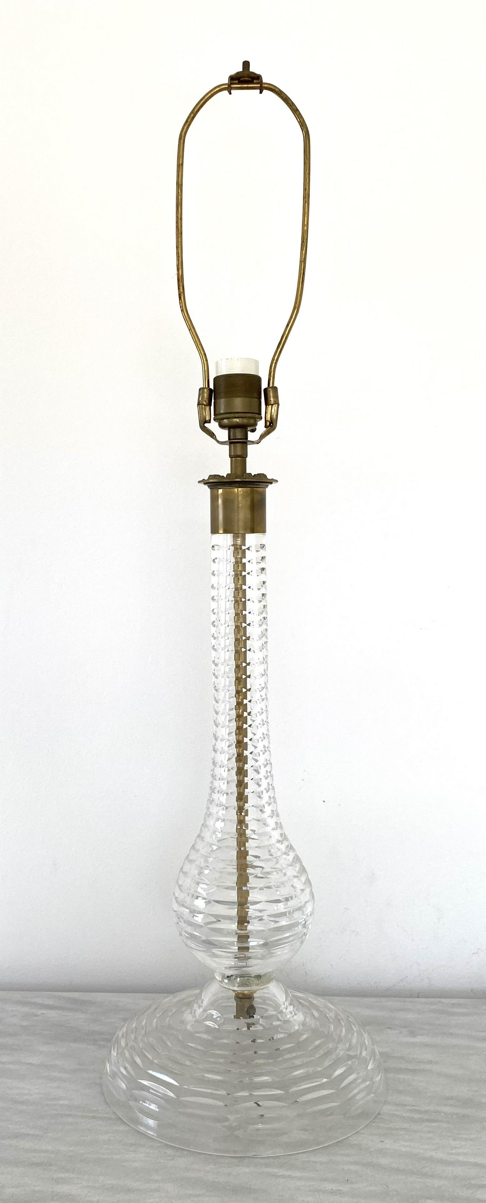 Antique Baccarat Table Lamp (1 of 1)