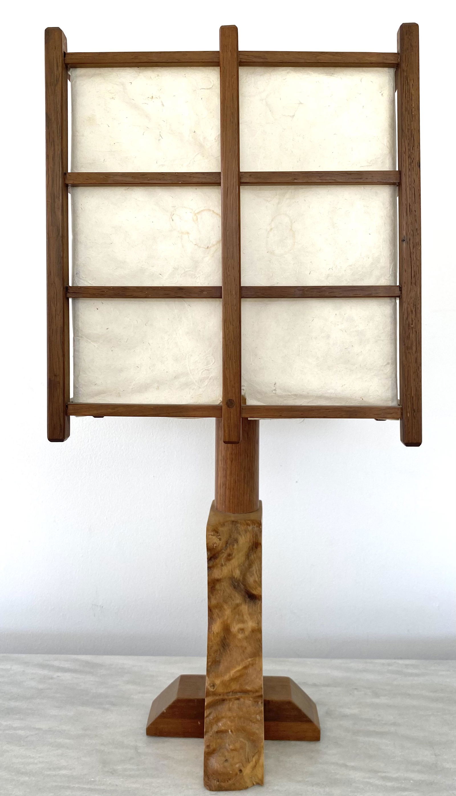 George Nakashima Style Table Lamp (1 of 1)