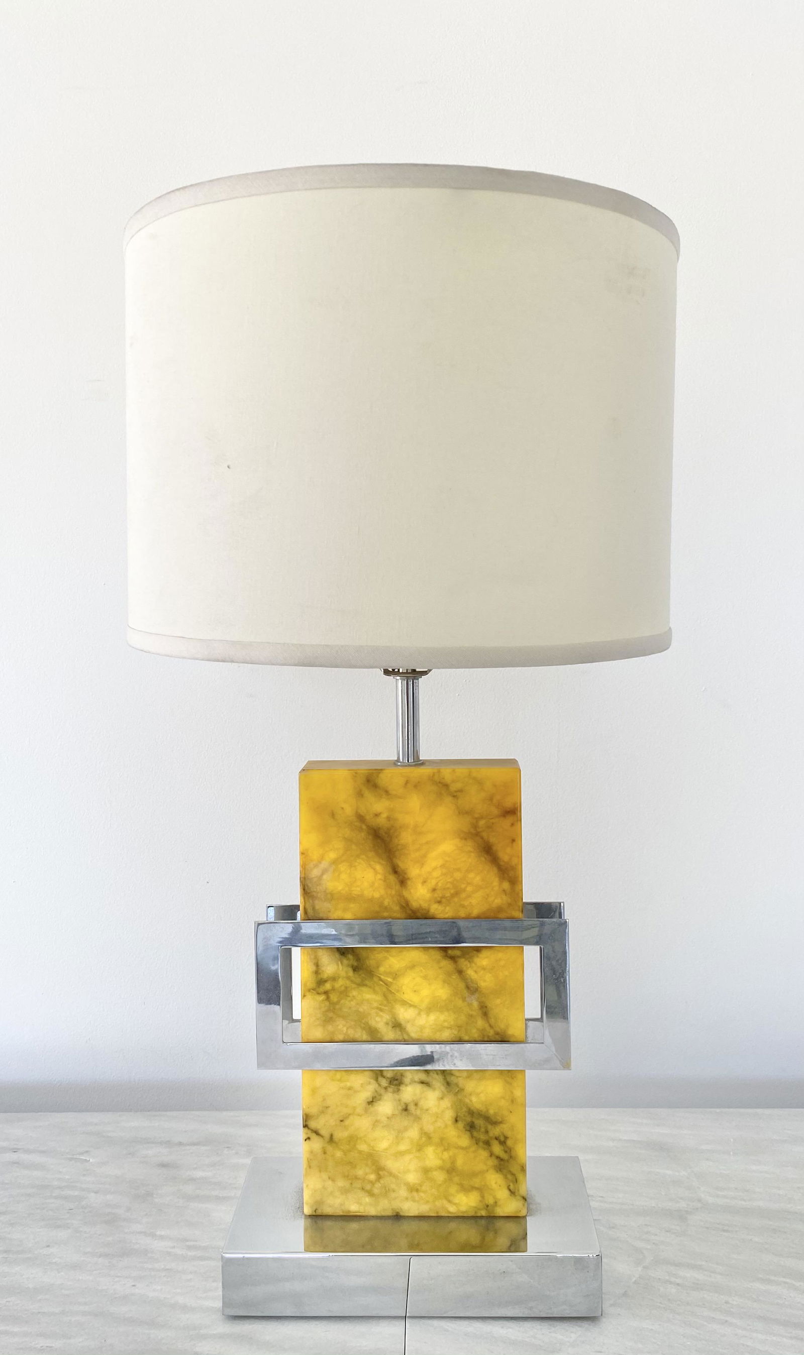 French Art-Deco Alabaster Lamp (1 of 1)