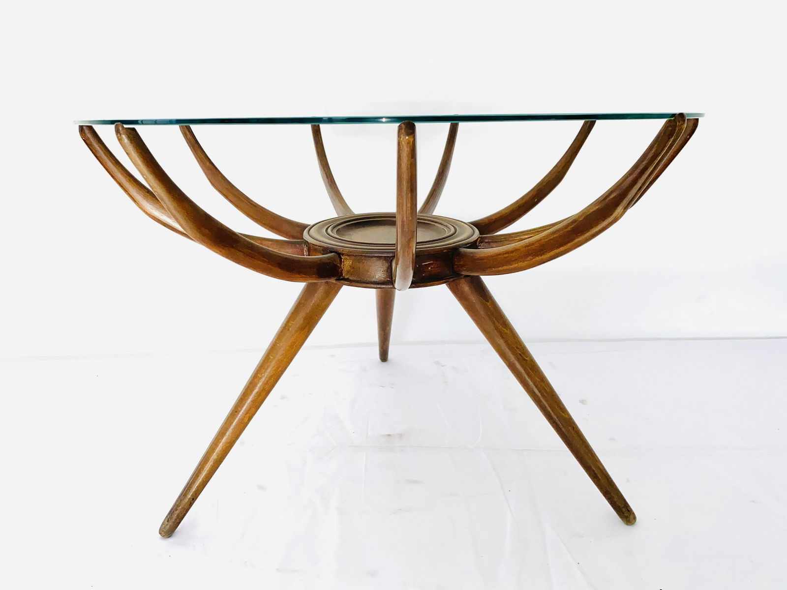Carlo Di Carli Round Table with Glass Top (1 of 2)