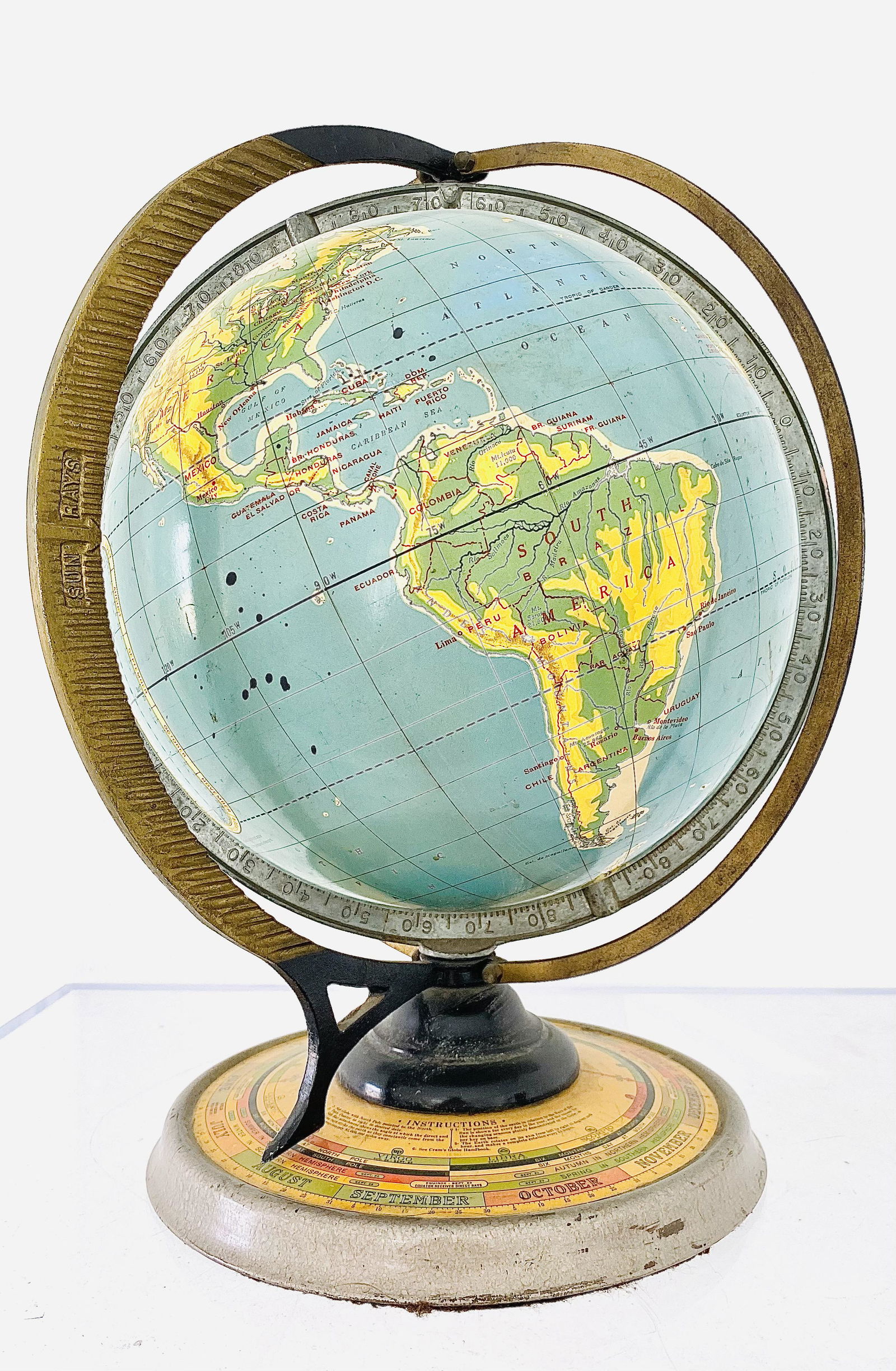 Vintage Desktop Globe (1 of 1)