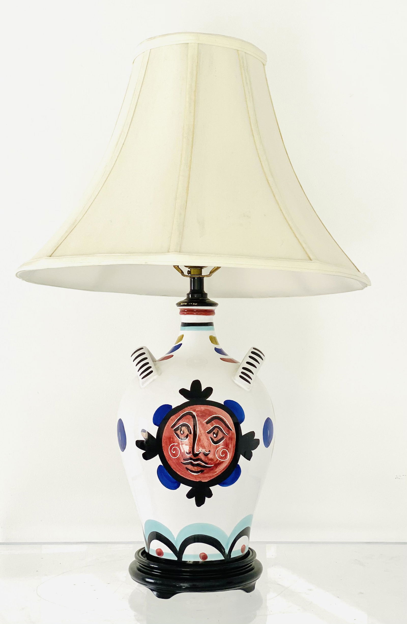Picasso Style Italian Ceramic Lamp (1 of 1)