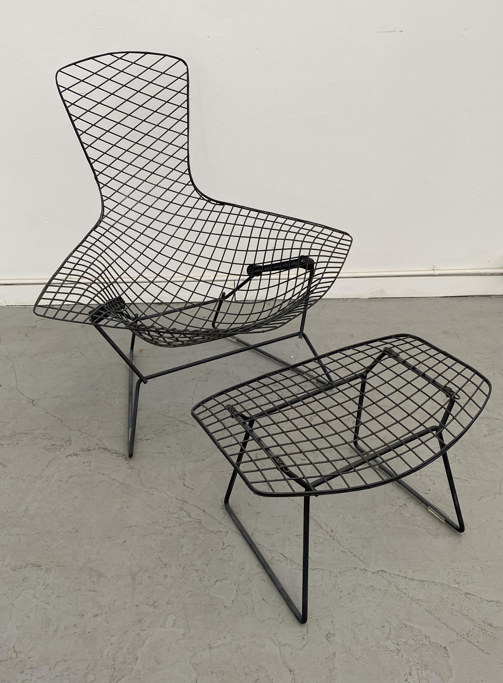 Harry Bertoia Bird Chair and Ottoman (1 of 1)