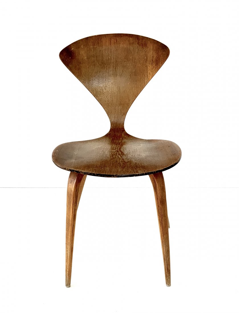 Norman Cherner Side Chair: 31.5H x 17.5W x 19D