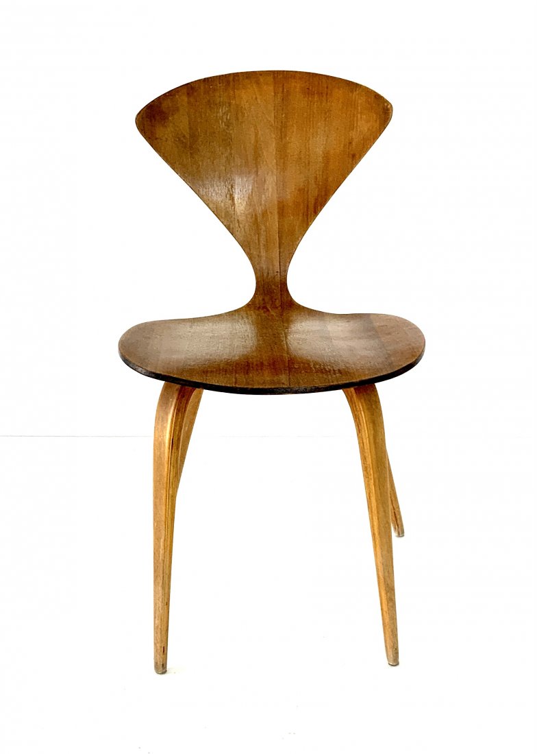 Norman Cherner Side Chair: 31.5H x 17.5W x 19D