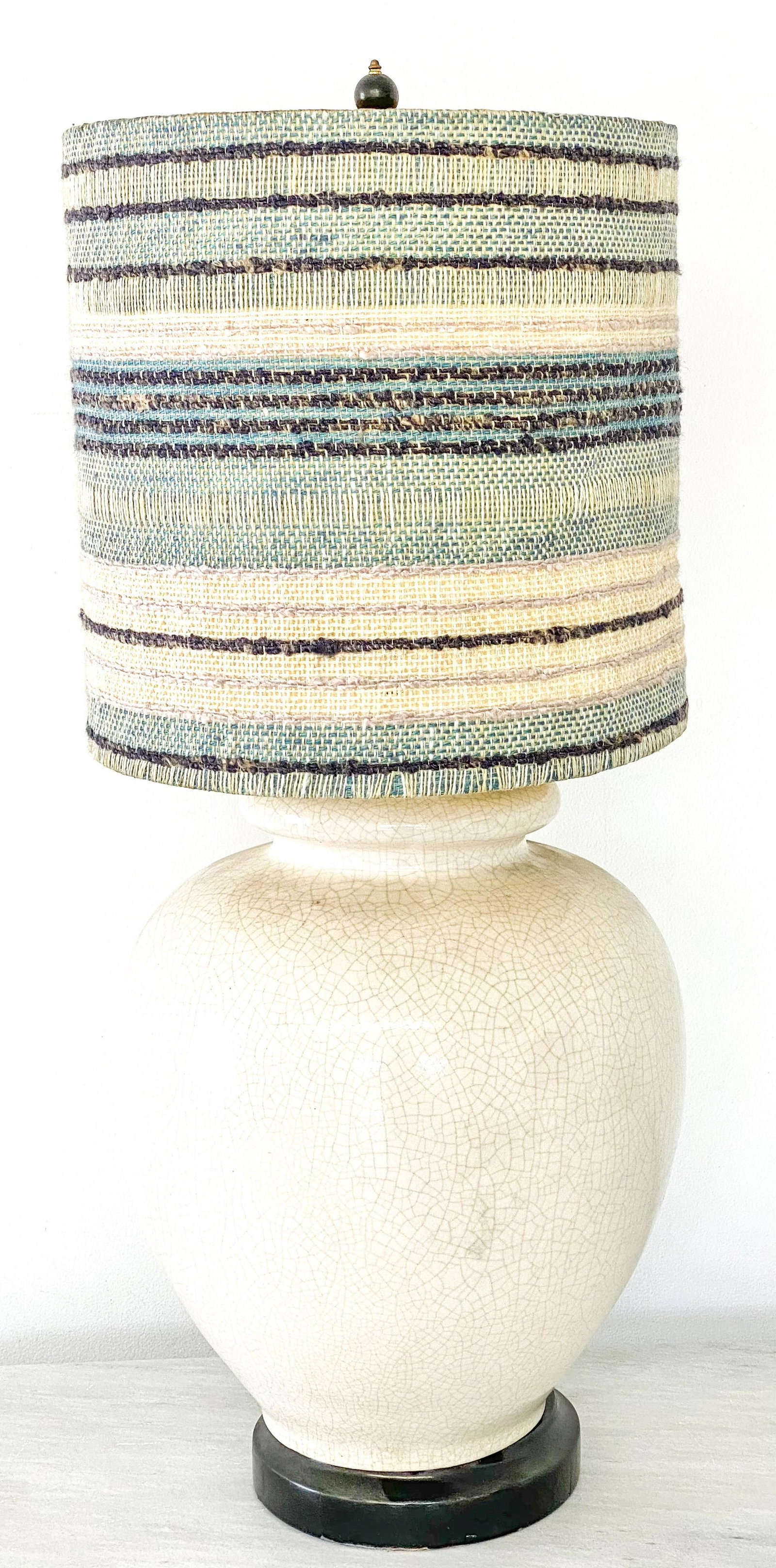 Paul Laszlo Table Lamp: 34H x 15W x 15D Shade = 14H x 14 Diamater