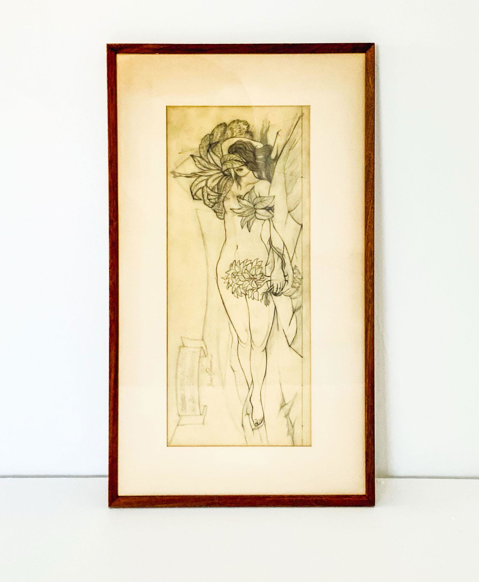 Study for A Mexican Mural -Diego Rivera Style: 15.5 x 26.75