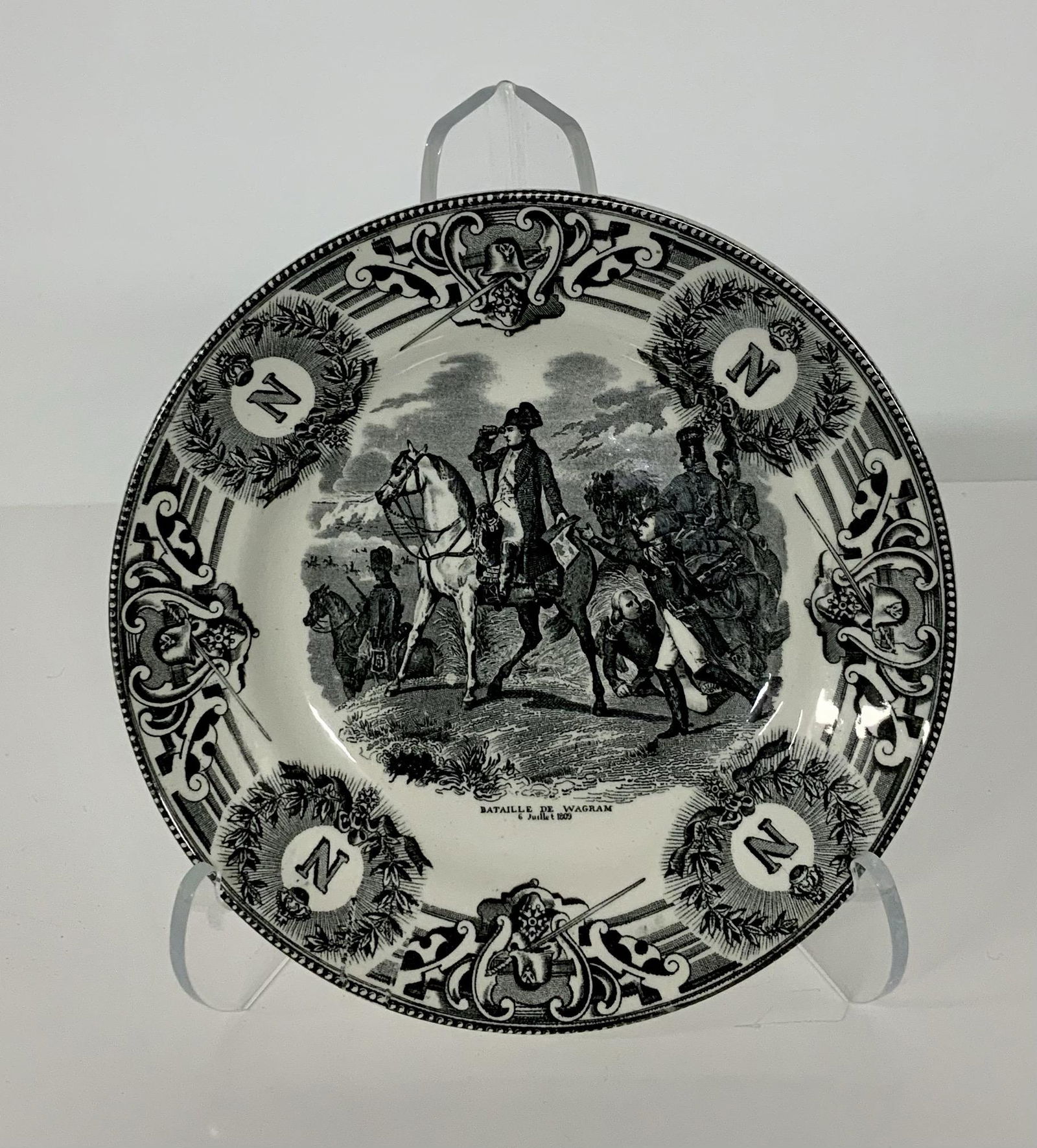 Napoleon Boch Freres Plate: 1H x 8 Diameter