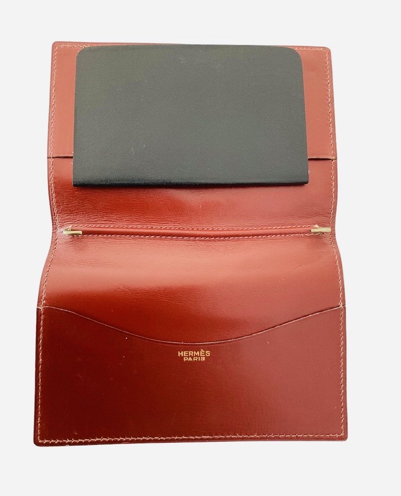 Hermes Passport Wallet: 5.25" x 3.75"